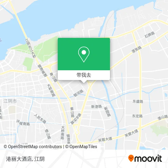 港丽大酒店地图