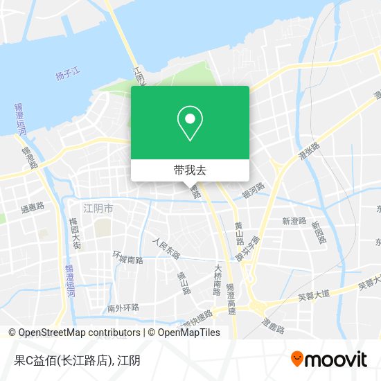 果C益佰(长江路店)地图