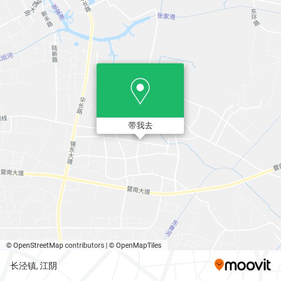 长泾镇地图