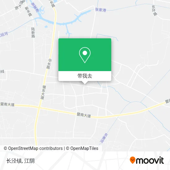 长泾镇地图
