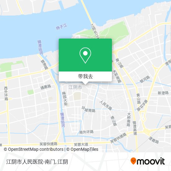 江阴市人民医院-南门地图