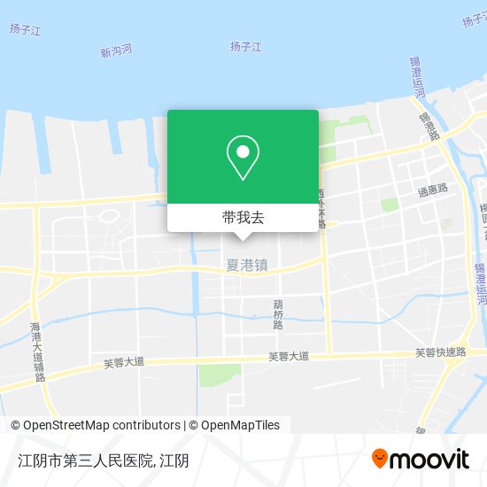 江阴市第三人民医院地图