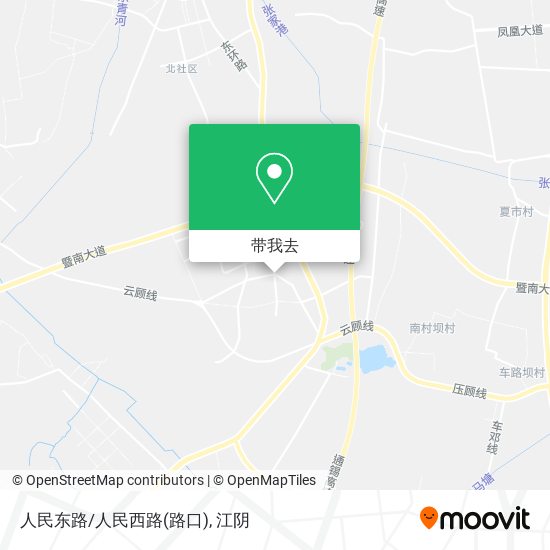 人民东路/人民西路(路口)地图