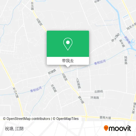 祝塘地图