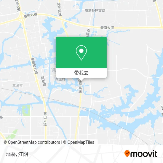 堰桥地图