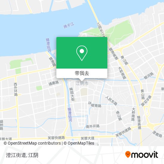 澄江街道地图