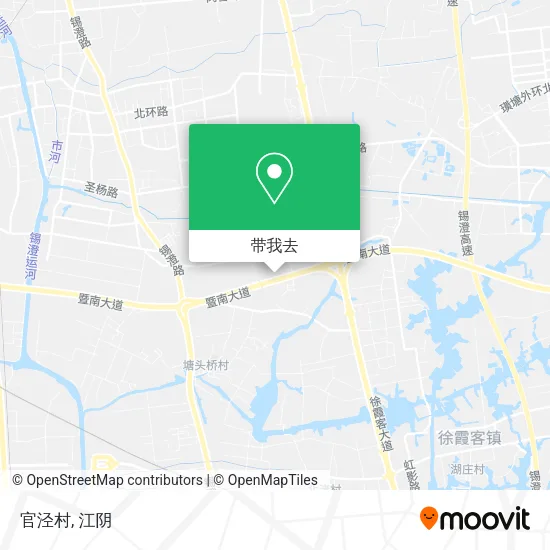 官泾村地图