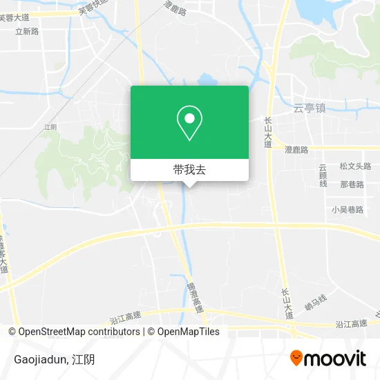 Gaojiadun地图