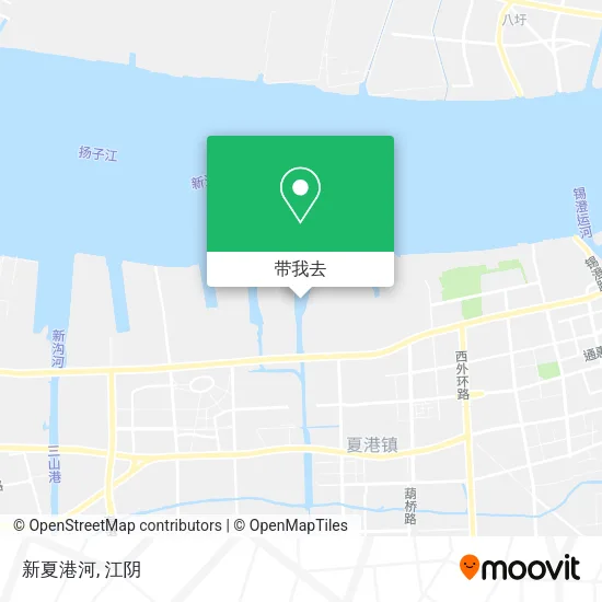 新夏港河地图