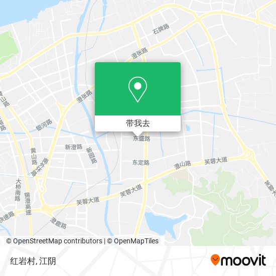 红岩村地图