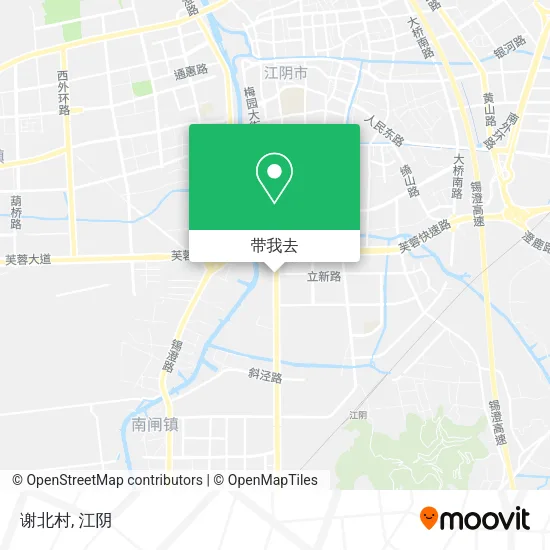 谢北村地图