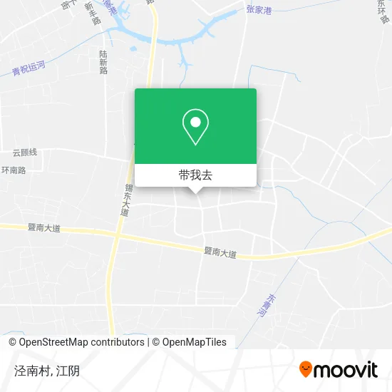 泾南村地图