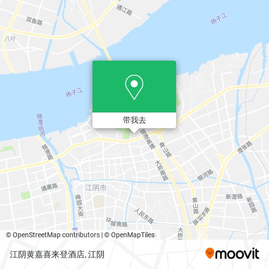 江阴黄嘉喜来登酒店地图