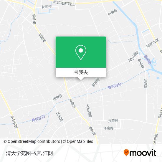 清大学苑图书店地图