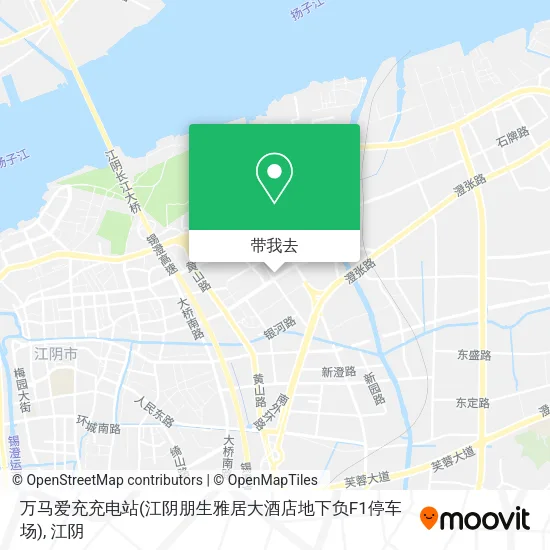 万马爱充充电站(江阴朋生雅居大酒店地下负F1停车场)地图
