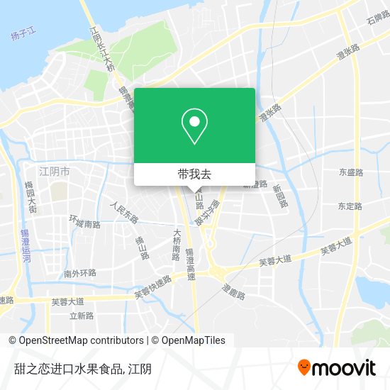 甜之恋进口水果食品地图
