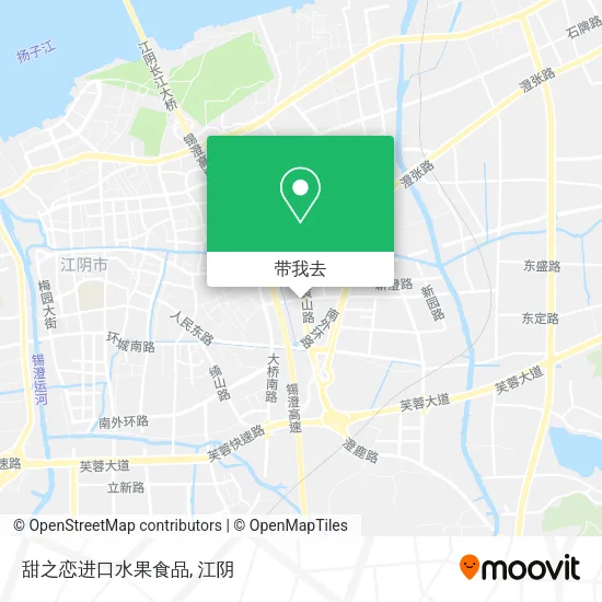 甜之恋进口水果食品地图