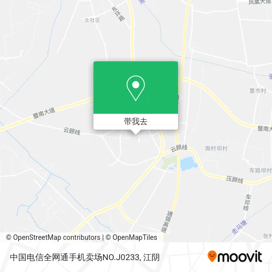 中国电信全网通手机卖场NO.J0233地图