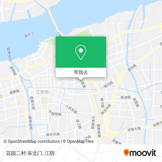花园二村-东北门地图