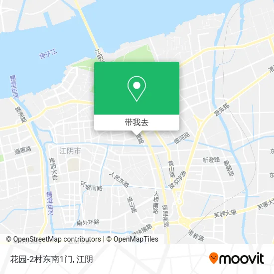 花园-2村东南1门地图