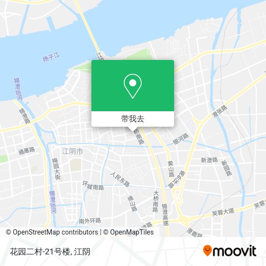 花园二村-21号楼地图