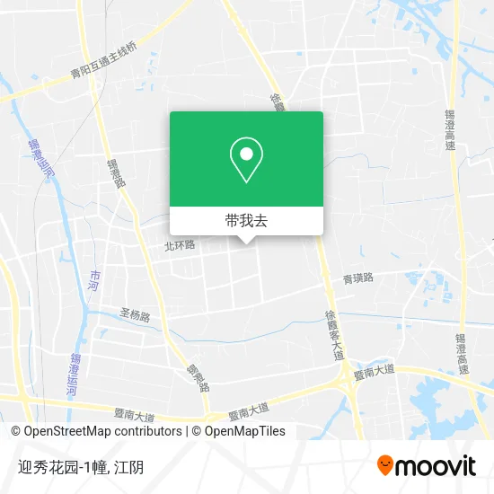 迎秀花园-1幢地图