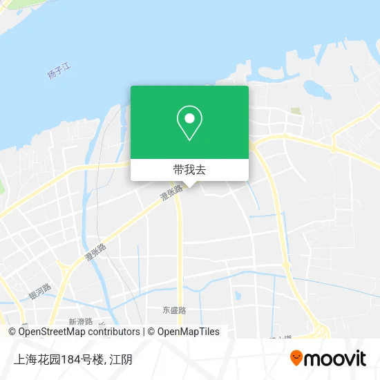 上海花园184号楼地图