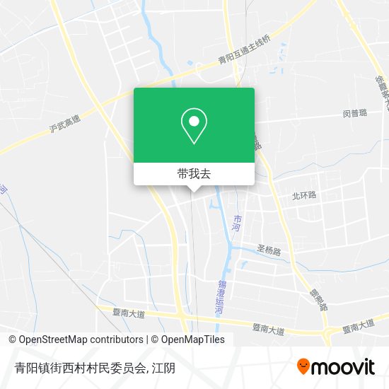 青阳镇街西村村民委员会地图