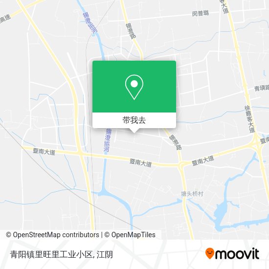 青阳镇里旺里工业小区地图