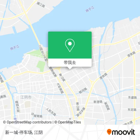 新一城-停车场地图