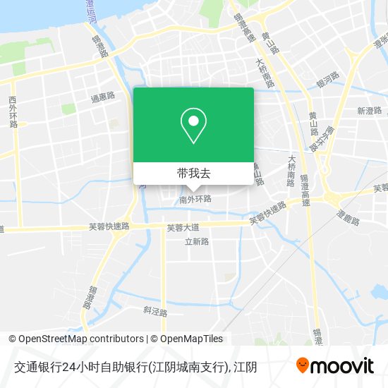 交通银行24小时自助银行(江阴城南支行)地图