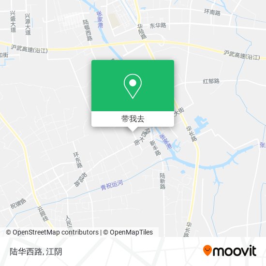 陆华西路地图