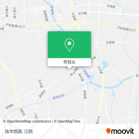 陆华西路地图