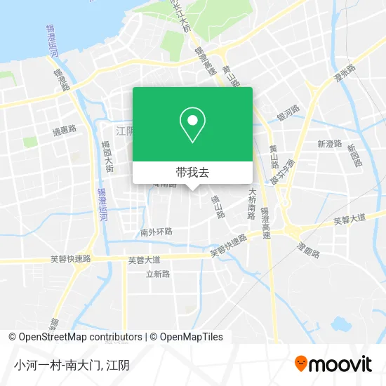 小河一村-南大门地图