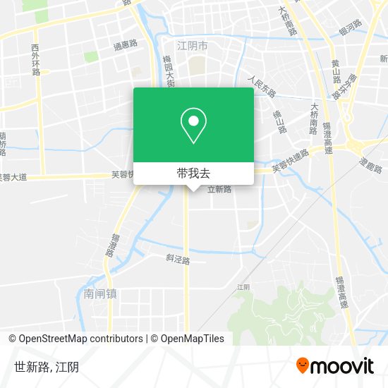 世新路地图