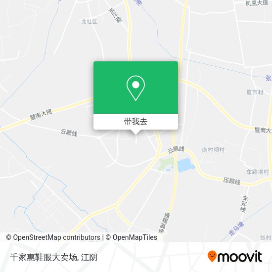 千家惠鞋服大卖场地图