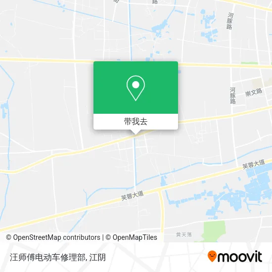 汪师傅电动车修理部地图