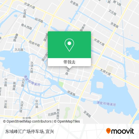 东域峰汇广场停车场地图