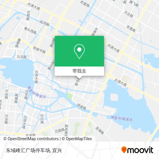东域峰汇广场停车场地图