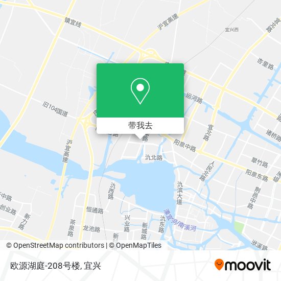 欧源湖庭-208号楼地图