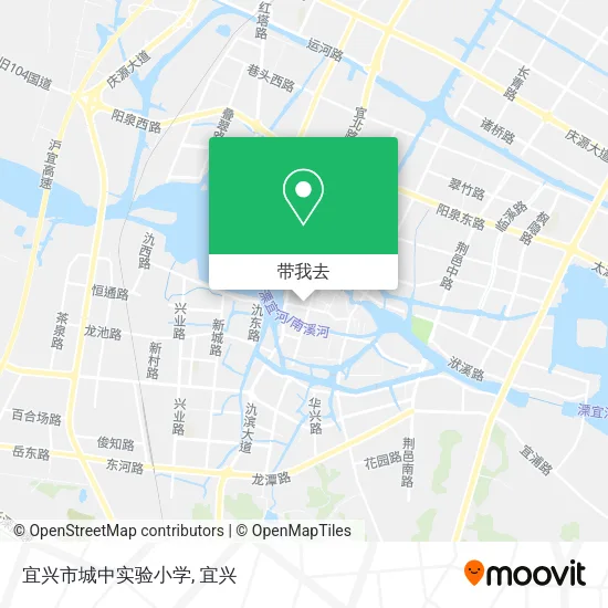 宜兴市城中实验小学地图