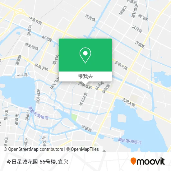 今日星城花园-66号楼地图
