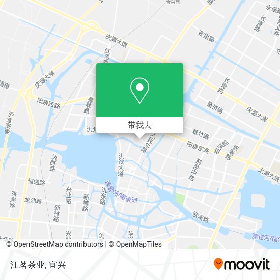 江茗茶业地图