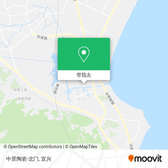 中景陶瓷-北门地图