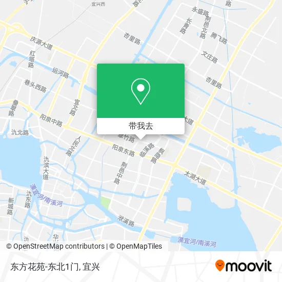 东方花苑-东北1门地图