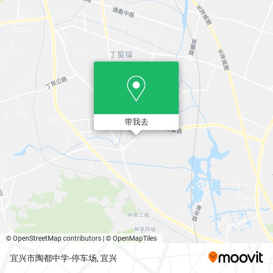 宜兴市陶都中学-停车场地图