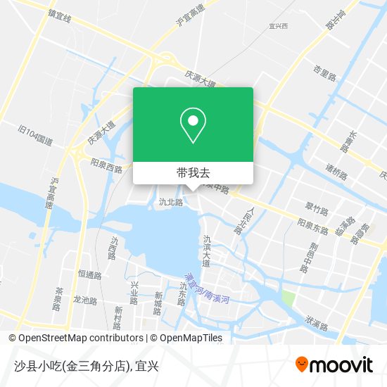 沙县小吃(金三角分店)地图