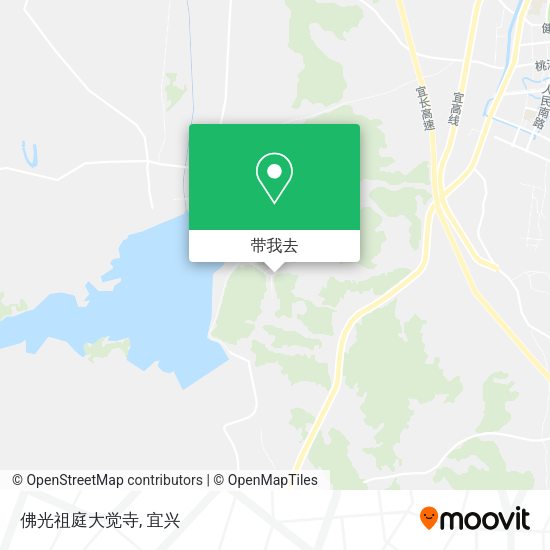 佛光祖庭大觉寺地图