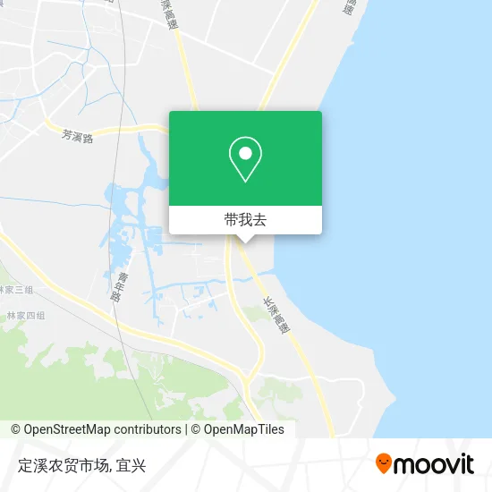 定溪农贸市场地图