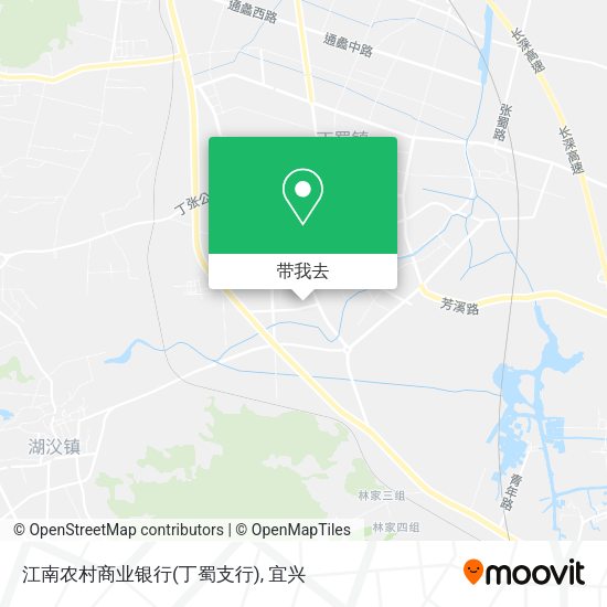 江南农村商业银行(丁蜀支行)地图